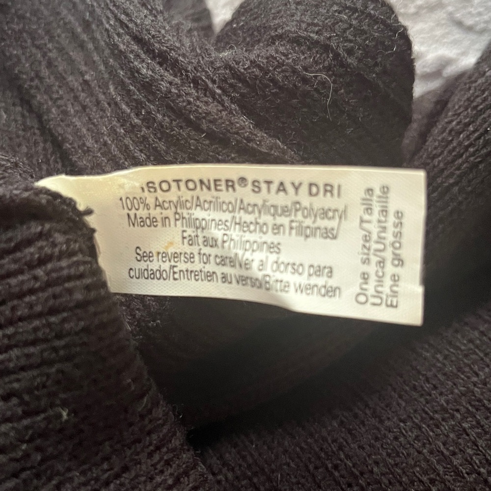 Chic Black Hooded Scarf - Picture 3 of 3